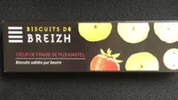 Sablés pur beurre coeur de fraise de Plougastel