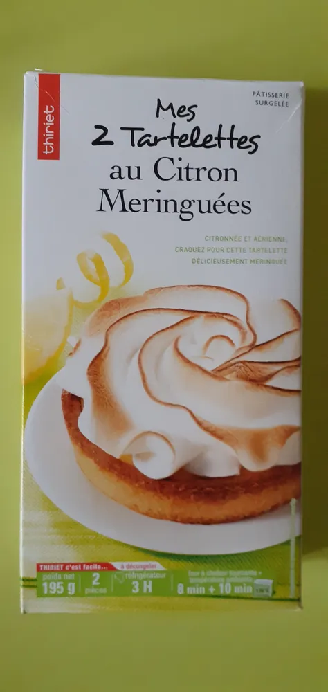 mes 2 tartelettes au citron meringuées