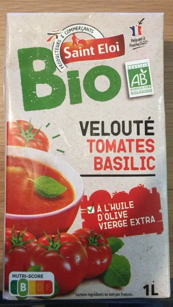 Velouté tomates basilic