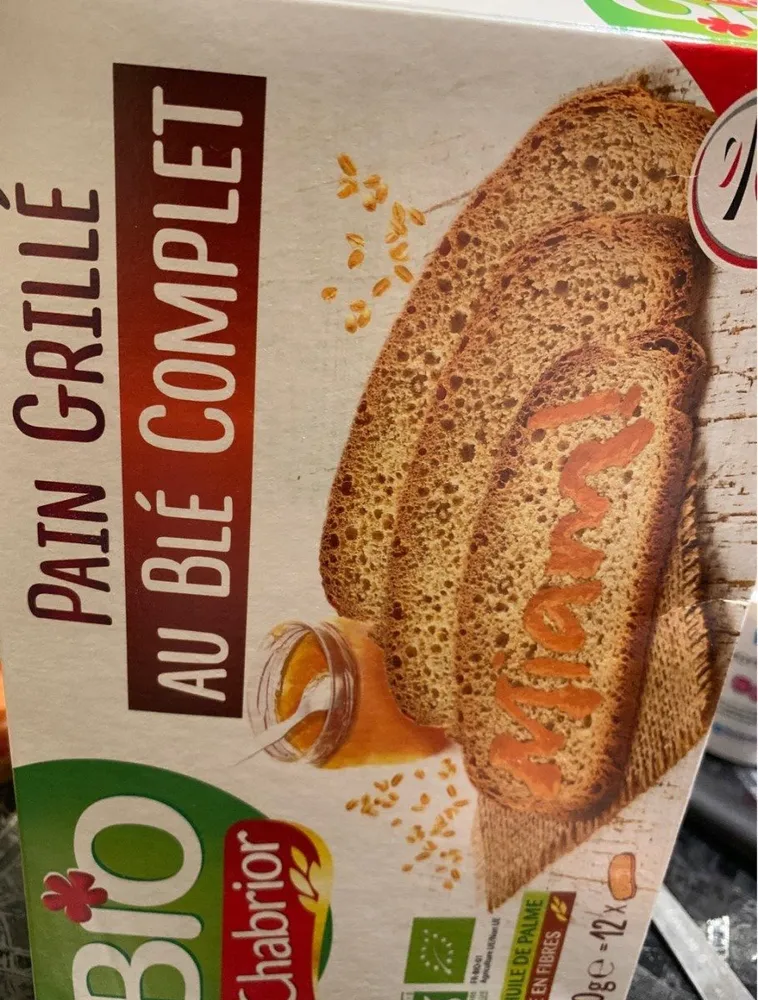 Pain grille au ble complet