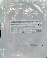 Jambon supérieur découenné dégraissé 4 tranches
