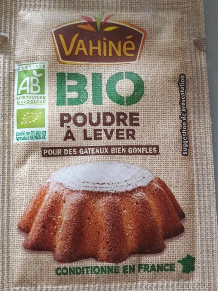 Poudre à lever bio