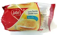 Gaufres Fourrées Saveur Vanille