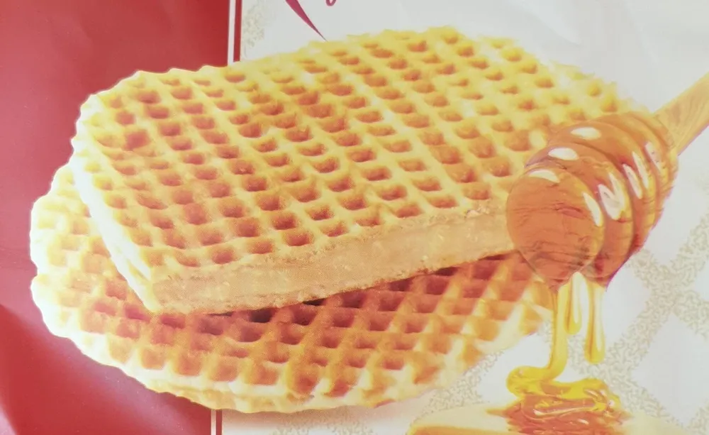 Gaufres fourrées au miel