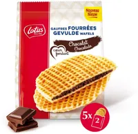 LOTUS Gaufres fourrées coeur fondant - chocolat - 290g (5x2p)