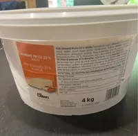 Pâte d'amande 23% blanche
