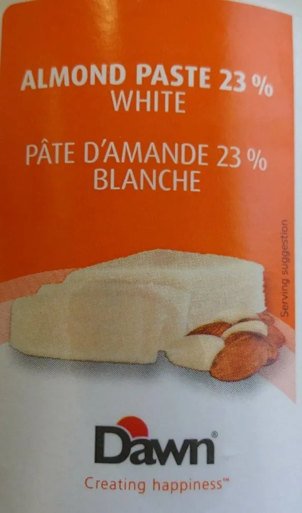 Pâte D'amande 23% Blanche