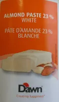 Pâte D'amande 23% Blanche