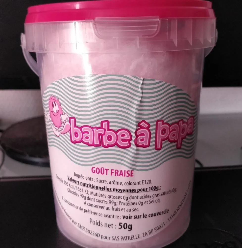 Barbe a papa Gout Fraise