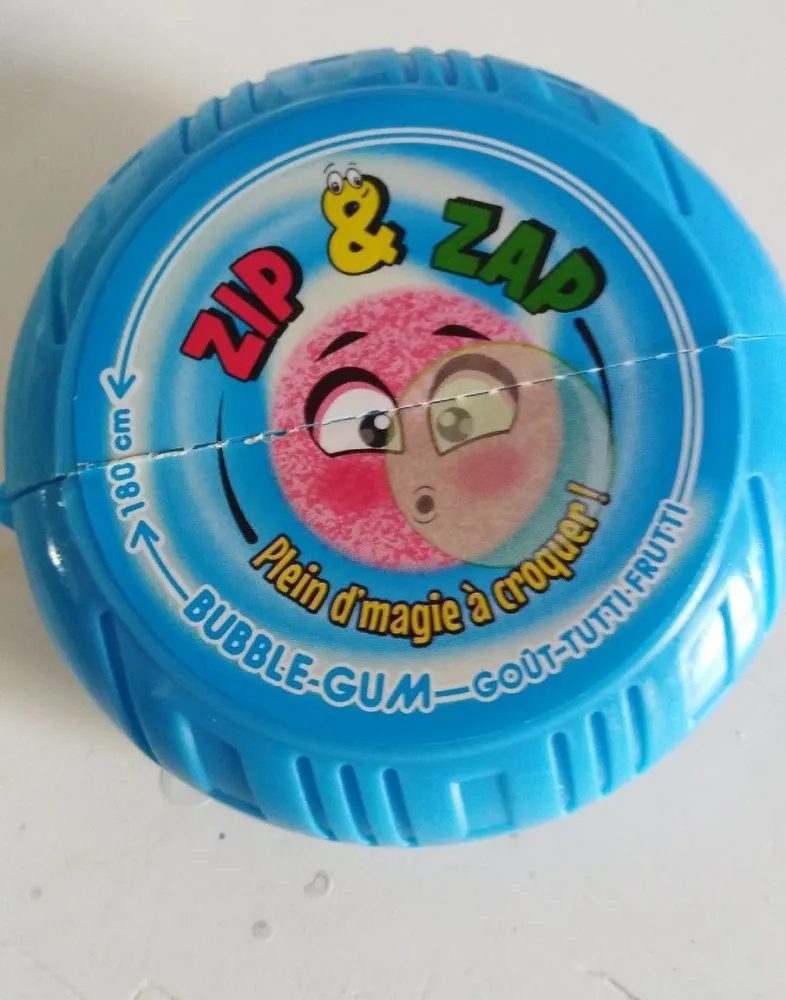 BUBBLE GUM Gout tutti-fruit