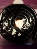 Rouleau de reglisse avec une gomme à macher