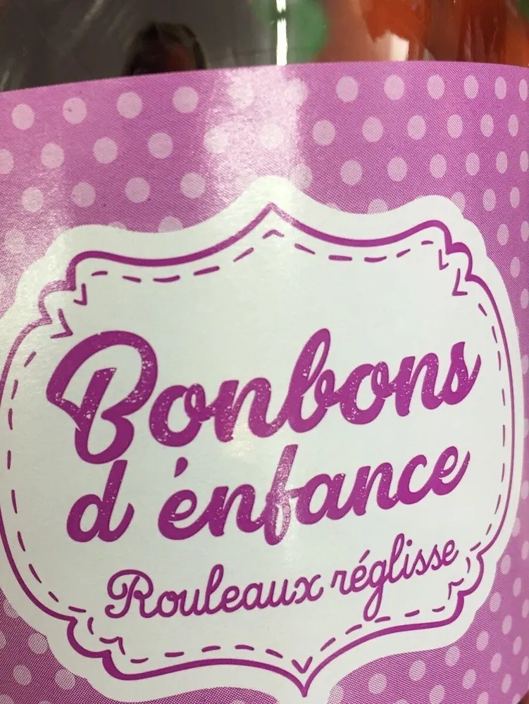 Rouleaux réglisse