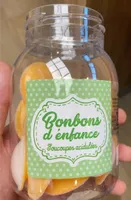 Bonbons d'enfance soucoupes acidulées