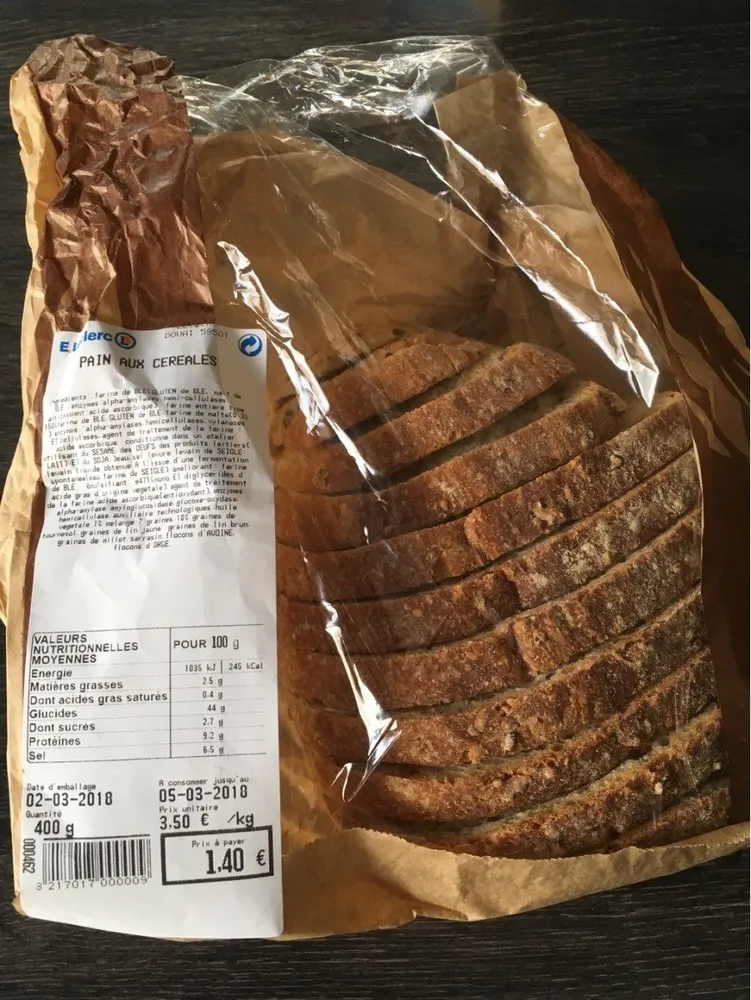 Pain aux céréales