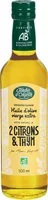 Huile d'olive BIO aromatisée thym 2 citrons