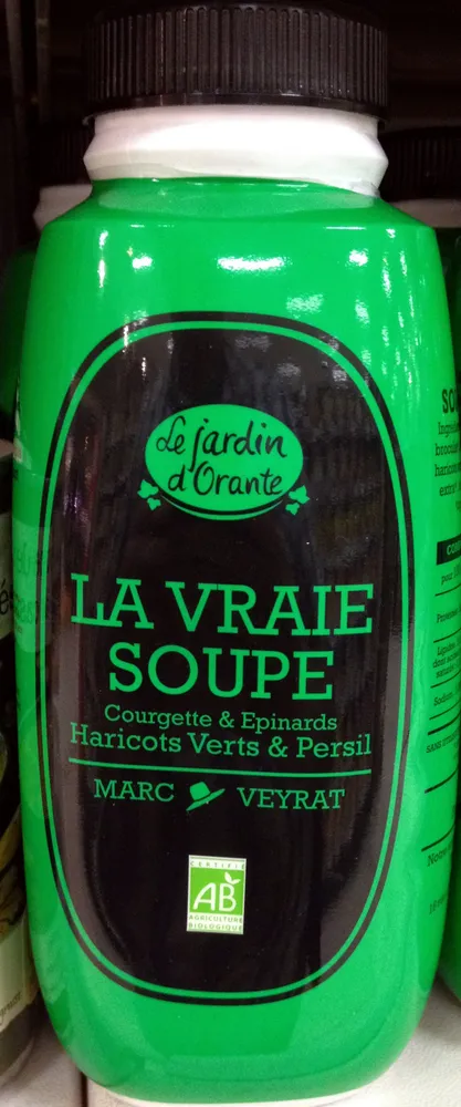 La Vraie Soupe - Courgettes & Epinards Haricots Verts & Persil
