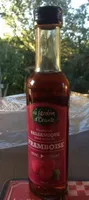 Condiment balsamique blanc et jus de framboise