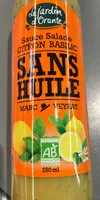 Sauce salade Bio sans huile Citron Basilic 25cl