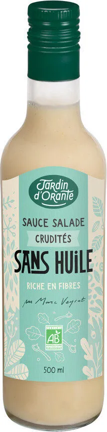 Sauce salade sans huile crudité