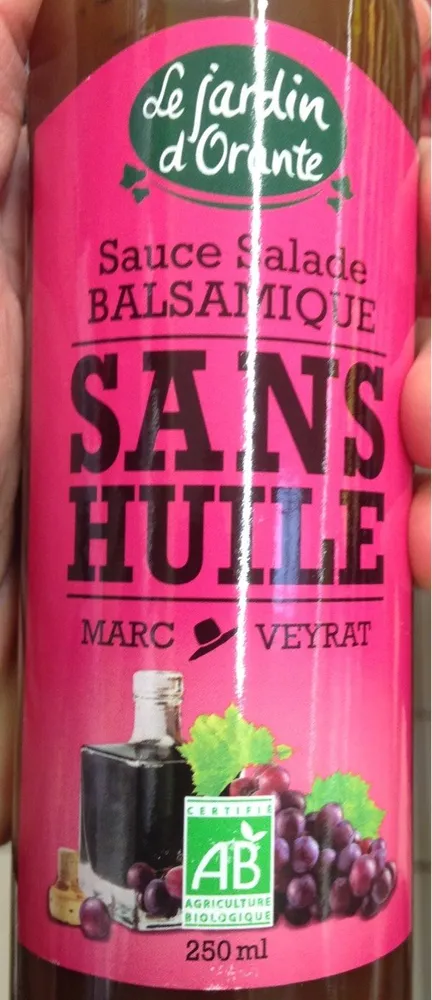 Sauce salade balsamique sans huile
