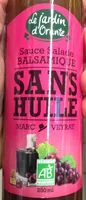 Sauce salade balsamique sans huile