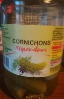 Cornichons aigres-doux