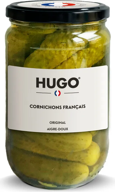Le cornichon français aigre-doux