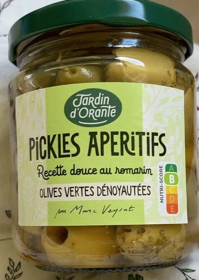 Pickles Aperitifs Olives Vertes Dénoyautées