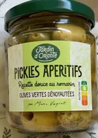 Pickles Aperitifs Olives Vertes Dénoyautées