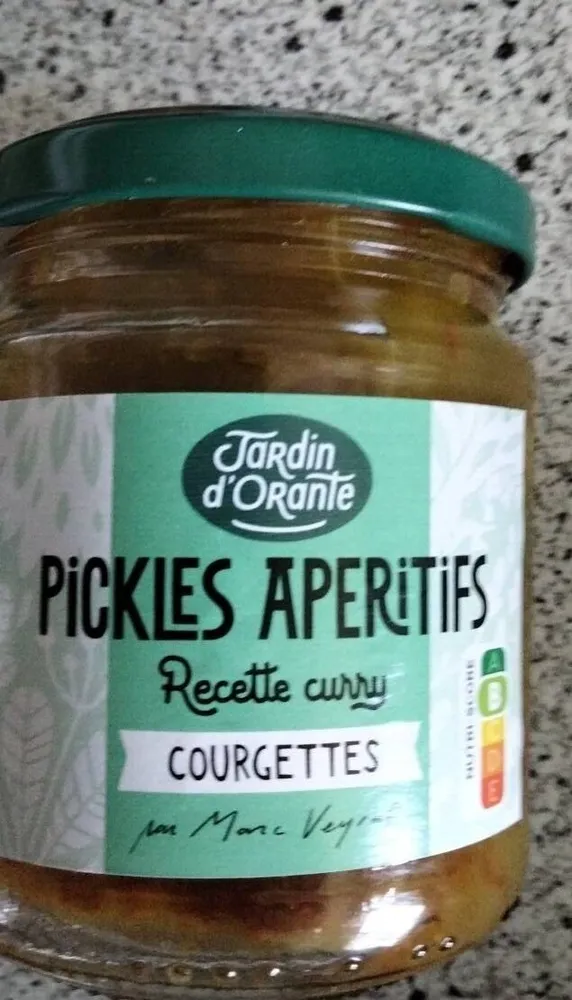 Pickles recette Curry courgettes
