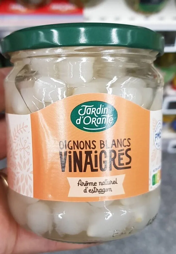 Oignons blancs vinaigrés