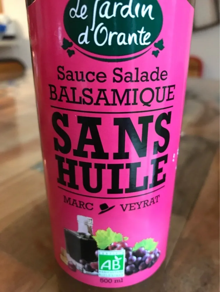 Sauce salade balsamique