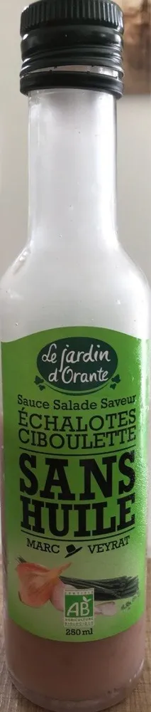 Sauce salade saveur échalotes ciboulette sans huile