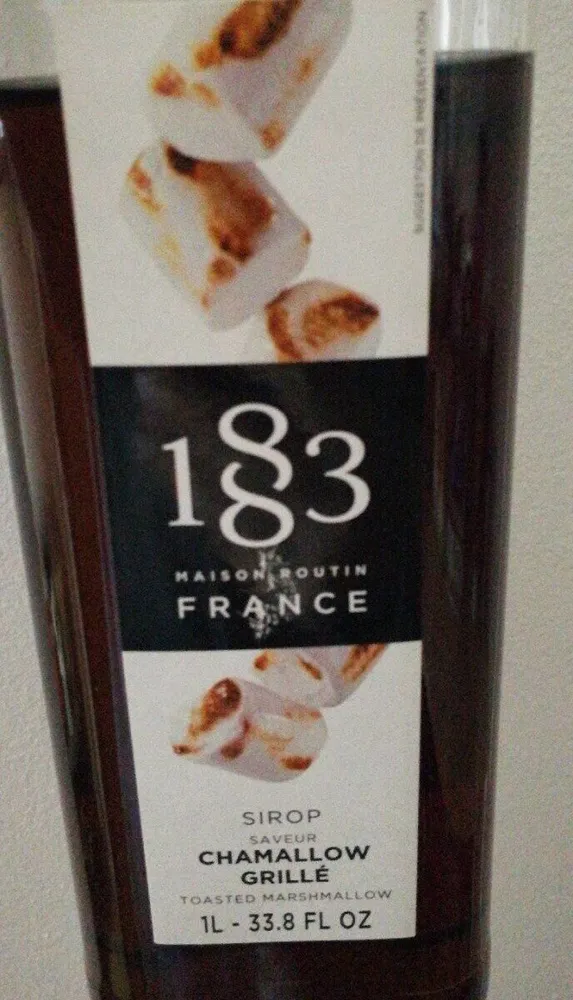 sirop chamallow grillé