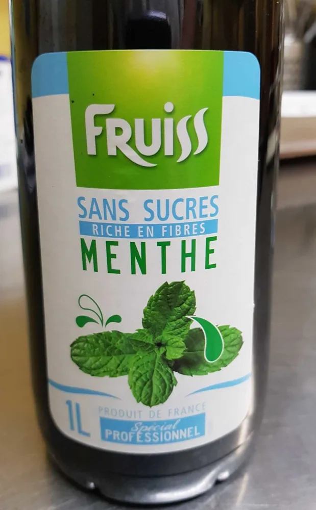 Sirop Menthe sans sucres