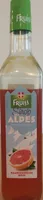 Sirop des Alpes pamplemousse rose