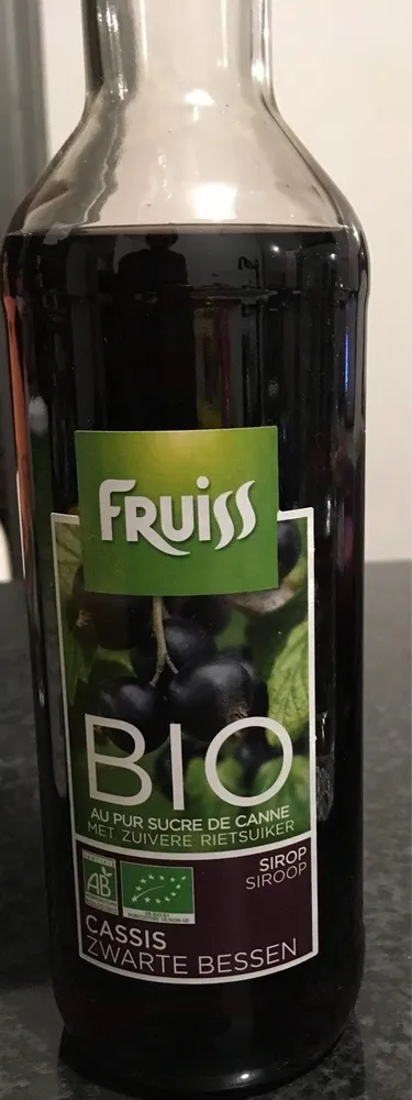 Sirop bio cassis