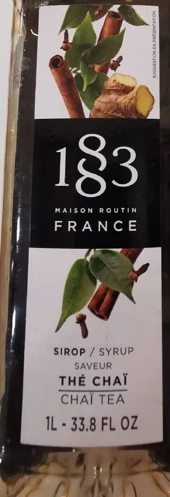 Sirop Thé chaï