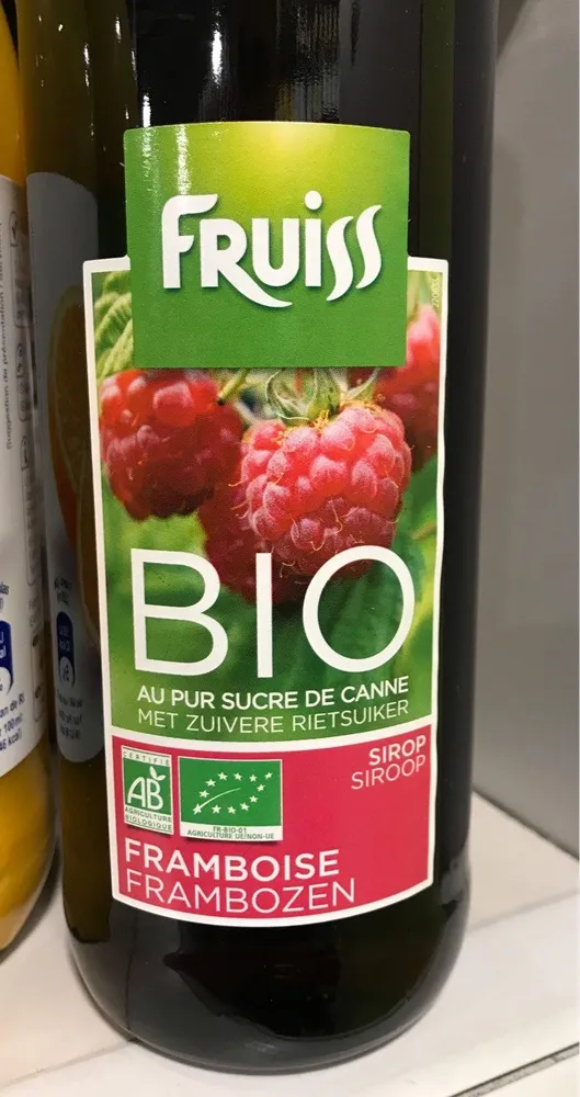 Sirop Framboise Bio