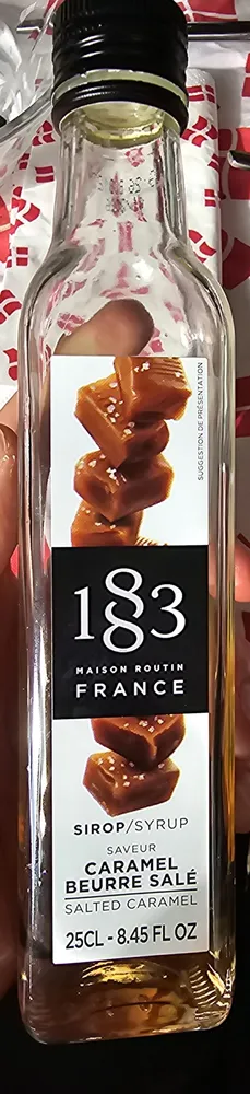 1883 Salted Caramel Syrup