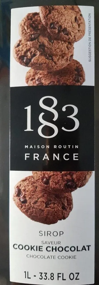 1883 maison routin sirop cookie chocolat