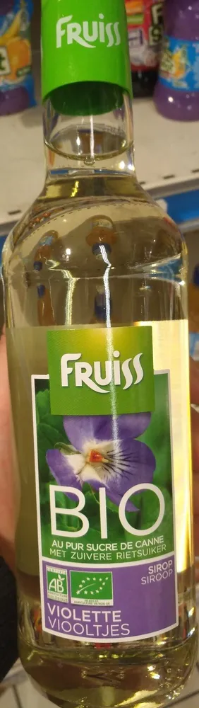 Sirop de violette au pur sucre de canne