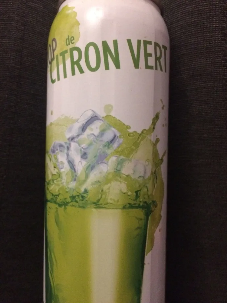 Sirop de citron vert