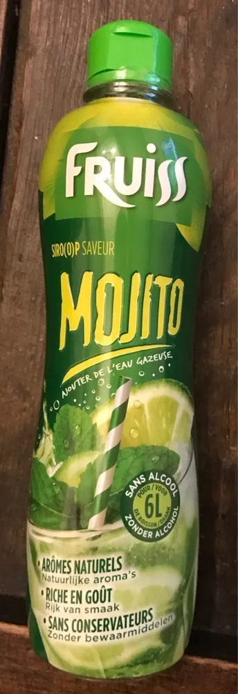 Sirop fruiss saveur mojito