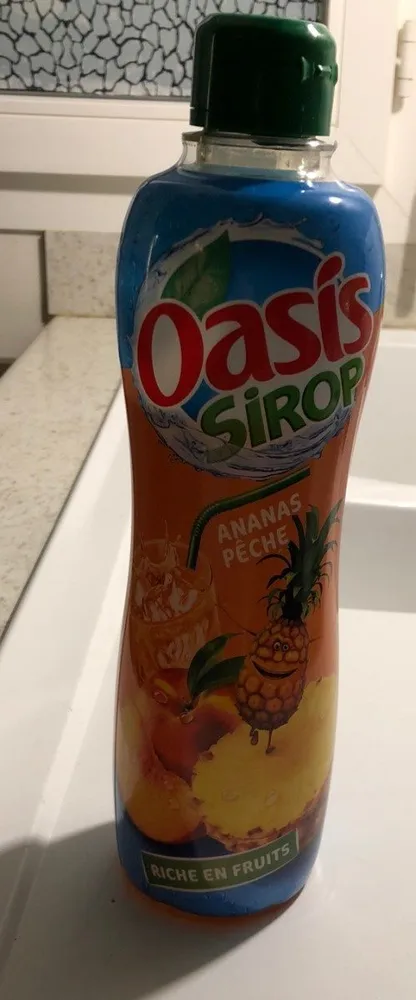 Sirop ananas pêche