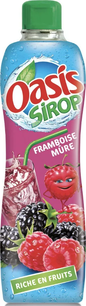 Oasis Sirop Framboise Mûre