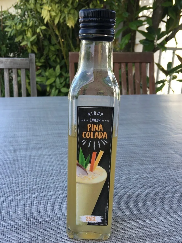 Sirop saveur pina colada