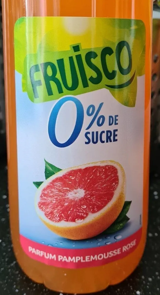 Fruisco 0% DE SUCRE parfum pamplemousse rose