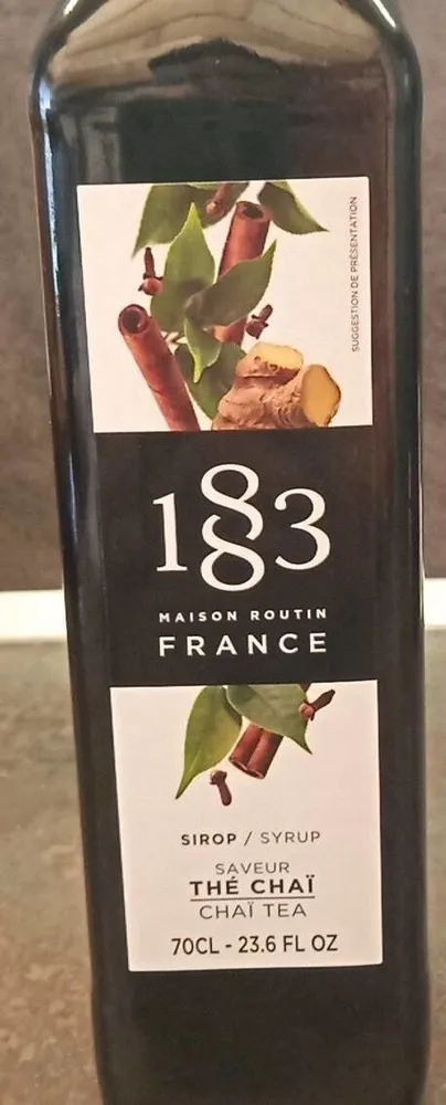 Sirop saveur thé chaï
