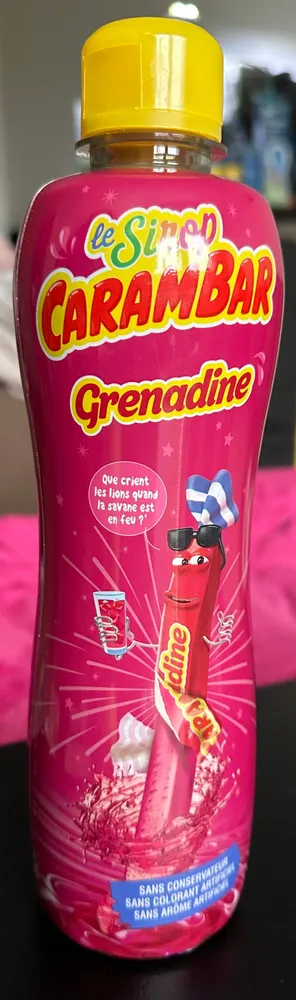 Le sirop Carambar - Grenadine